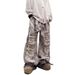 Men's Retro Distressed Washed Jeans High Street Loose Fit Wide Leg Muddy Workwear Hip Hop Streetwear Spring Summer_mkmklike.com