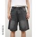 Nirben Denim | American Trendy Brand Ink Splashed Paint Dot Denim Shorts Men's High Street Loose Straight Five Point Pants_mkmklike.com
