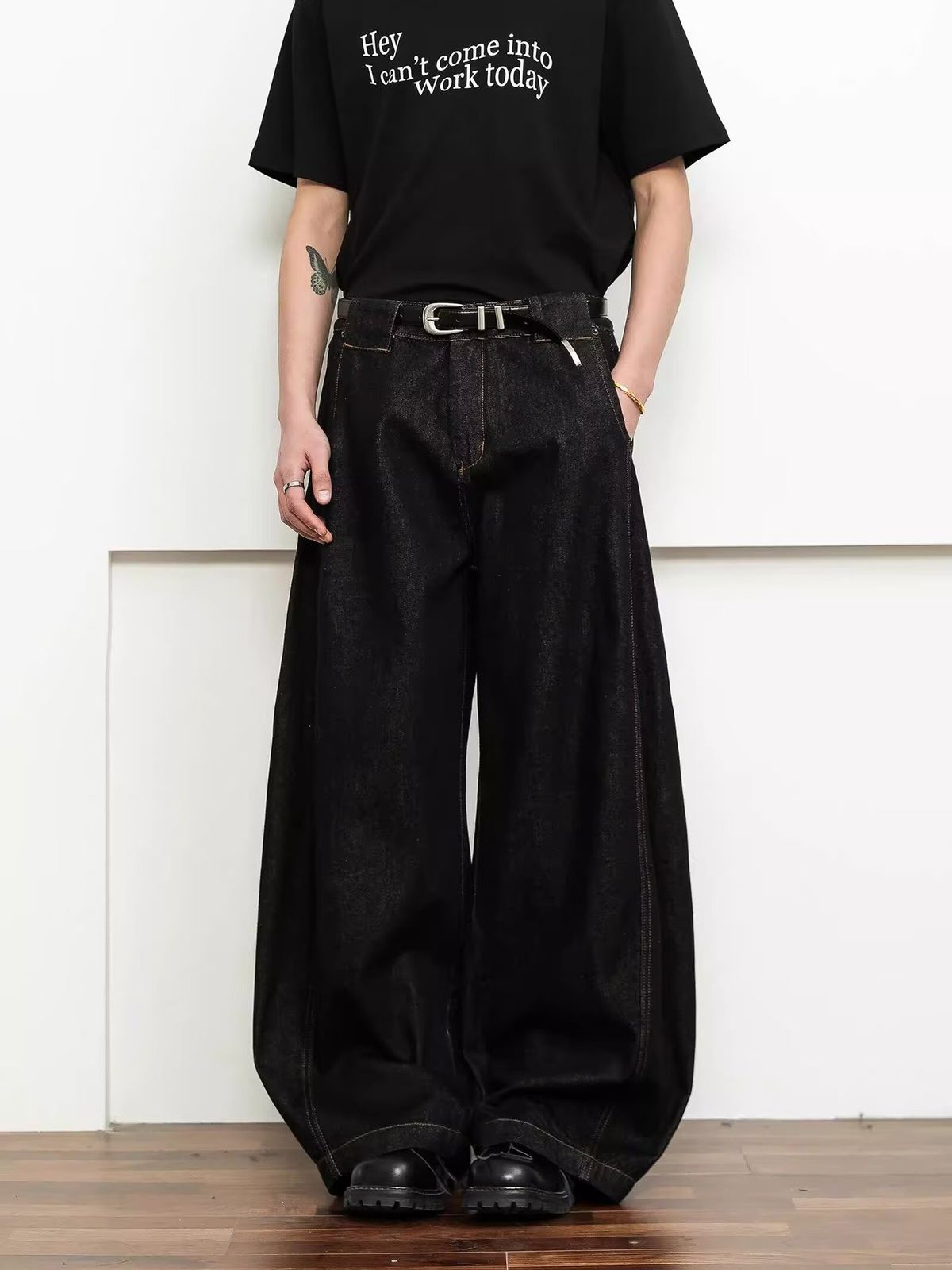 Vintage Washed Distressed Straight Leg Jeans For Men & Women - Classic Denim Pants With Comfortable Fit & Stylish Design_mkmklike.com