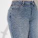 Wide-Leg Distressed Jeans For Women – Vintage Wash & Embroidered Detailing (Loose Fit, Comfortable & Stylish)_mkmklike.com