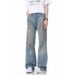 Distressed Washed High-Street Straight Jeans With Tie-Dye & Ripped Details – Urban Grunge Style For Men_mkmklike.com