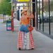 K Women's Casual Wide Leg Pants With Patchwork Jeans_mkmklike.com