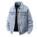 Men's Clothing American Style Handsome Denim Jacket Men's Distressed Retro Men's Cardigan 2025 Autumn And Winter New Thick Washed Jacket Men_mkmklike.com