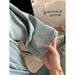 Women's Clothing Washed Floral Embroidery Design Washed Blue Jeans High Waist Slim Loose Straight Floor Length Trousers_mkmklike.com