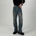 Nordmann Straight-Leg Jean Men European American Style Vintage Wahed Caual Pant New Looe Wide-Leg Handome Long_mkmklike.com