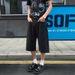 American Retro Straight-leg Large-pocket Cropped Jeans With Curved Patchwork, Trendy Brand, Cool And Loose Wide-leg_mkmklike.com