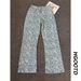 Letter Jacquard Curved Blade Jeans Men's Summer Trendy Brand Vibe Pants American High Street Straight Leg Slightly Flared Trousers_mkmklike.com