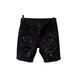 Foreign Trade Black Denim Shorts Men's Summer Thin Style Cat Whisker Ripped Personality Ink Splash Slim Fit Small Feet Cool Cross Border_mkmklike.com