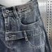 Men's Clothing American Style Washed Retro Hip Hop Denim Curved Trousers Trendy Patchwork Wide Leg Trousers For Autumn And Winter Cool And Stylish_mkmklike.com