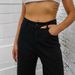 Women's Clothing Women's Stretch Comfort Jeans High Waist Loose Fit Casual Denim Pants For Office & Daily Wear (Black, Size 25-32)_mkmklike.com