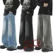 Korean Style Jeans Pants For Men Straight Cut Men's Denimpants For Men And Women Wide Leg Unisex Pantscomfortable Baggy Pants_mkmklike.com