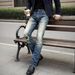 HME Men's Distressed Ripped Jeans Slim Fit Stretch Straight Leg Long Pants American High Street Style European And American Cross Border Exclusive_mkmklike.com
