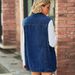 K New Retro Denim Vest Coat Loose Casual Women's Trend_mkmklike.com