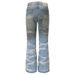 Men's Clothing European And American Style Gallerrry New Retro Distressed Flared Overalls Jeans_mkmklike.com