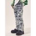 Men's Clothing Hot Selling Pants High Street, Big Damage, Horizontal Washing, Old Fashion Brand, Beggar, Hip Hop, Slim Fit, Elastic Denim Pants_mkmklike.com