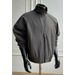 Cleanfit Deconstructed Stand-up Collar Bomber For Men, American Style Short Baseball With A Structured Shoulder_mkmklike.com