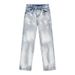 Men's Clothing New Fashion Brand Retro Jeans Men Straight Loose Washed Tie Dye Zipper Casual Pants Women_mkmklike.com