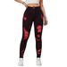 Fit High Waist Skinny Jeans For Women - Stretchy Slimming Pencil Pants With Butt Lifting Design (Green/Red)_mkmklike.com