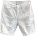 Men's Clothing Street Fashion White Ripped Denim Shorts Casual Trend Summer Scratched Beggar Five Points_mkmklike.com