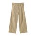 Women's Khaki Straight Leg Jeans Casual Versatile Relaxed Fit Slimming Wide Leg Pants New Spring Style_mkmklike.com