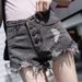 Women's High Waist Slimming Denim Shorts Summer Fashion Ripped Loose Hot Pants Plus Size Various Styles_mkmklike.com