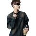 Loom American Washed Denim Men's Autumn High Street Vintage Work Jacket Design Zipper Top Trendy_mkmklike.com