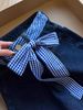 2026 New Women's Straight-Leg Jeans, High-Waisted, Commuter Style, Bow Tie Straps, Patchwork Design, Comfortable And_mkmklike.com