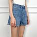 Women's Clothing Ice Skin Soft Milk Silk Fabric Four Way Stretch Fashion Slim High Waist Side Slit Denim Shorts Women_mkmklike.com