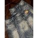American National Tide Spring And Autumn Street Versatile Micro-pull Loose Straight Casual Washed Old Denim Trousers_mkmklike.com