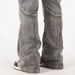 Men's & Women's Vintage Washed Distressed Jeans – High-Waisted Flared Pants With Raw Hem & Streetwear Style_mkmklike.com