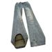 Men's Straight Leg Loose Trousers Buttonhole Embroidered Diagonal Cut American High Street Trendy And Versatile Flared Trousers_mkmklike.com
