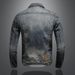 Pulse Pulse Venom European And American Washed Vintage Classic Denim Jacket For Men Youth Street Style Handsome Coat Trendy_mkmklike.com