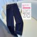 Dark Blue Soft Denim Wide-leg Pants For Women, Spring/autumn 2025 Model, High-waisted, Slimming, Versatile, Loose,_mkmklike.com