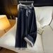 Denim Blue Roll-Up Hem Straight Leg Jeans – High-Waisted Slim Fit Wide-Leg Pants For Women | Casual & Comfortable_mkmklike.com
