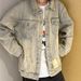 Men's Clothing Hole Denim Jacket Men's Fashion Brand Loose Niche Workwear Handsome Jacket_mkmklike.com