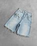 Men's Clothing Gothic Style Black Punk Washed Denim Shorts Men's Summer Street Hip Hop Y2k Ripped Shorts_mkmklike.com
