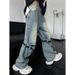 Nordmann Looe Fit Wide-Leg Jean For Men American Style Vibe Veratile Trendy Brand Cargo Autumn Winter Caual Straight-Leg_mkmklike.com