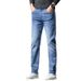 Autumn And Winter Plus Plush Thick Stretch Jeans Men's Plus Size Casual Denim Long Pants Men_mkmklike.com