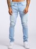 Slim Fit Stretch Denim Jeans For Men - Comfortable Skinny Fit Tapered Leg Pants For Casual & Everyday Wear_mkmklike.com