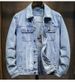 Loom Spring New Vintage Embroidered Denim Men's Trendy Korean Version Slim Fit European And American Street Style Cool Jacket_mkmklike.com