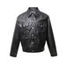 Eon Modish 2025 Spring New American Style Clean Fit Short Wide Design Leather Jacket_mkmklike.com