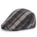 Hot Sale Plaid Berets Woman Thick Woon Newsboy Hats For Men Autumn Winter British Sty Painter Hat Fashion Casual Boina Cap_mkmklike.com