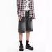 Men's Clothing Men's Ink Splatter Wash Denim Shorts High Street Trend Loose Fit Five Point Summer Style Casual Wear_mkmklike.com