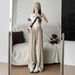 Lyocell Tencel Jeans For Women 2026 Summer New Drawstring Loose Fit Draped Ice Silk Casual Wide-Leg Straight Pants_mkmklike.com