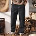 Men's Jeans Raw Color Loose Fit Straight Leg Classic Casual Long Pants For Autumn_mkmklike.com