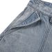 Bamboo Splicing Deconstructed Scimitar Jeans Men's Workwear Punk Distressed Washed Loose Fit Trousers Trendy_mkmklike.com