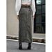 Women's Clothing Retro Trend Multi Button Denim_mkmklike.com