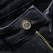Men's Slim Fit Black Ripped Jeans Winter Korean Style Stretch Skinny Denim Pants With Patch Details Fleece-Lined Comfort_mkmklike.com