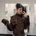 Women's Short Suede Jacket, Spring And Autumn 2025 New Korean Style, High-end Feel, Loose Fit, Suitable For Petite_mkmklike.com