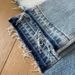 Men's Clothing Vintage Distressed Flared Jeans With Fringe Hem - Clean Fit High Waist Straight Leg Denim Pants For Women & Men_mkmklike.com